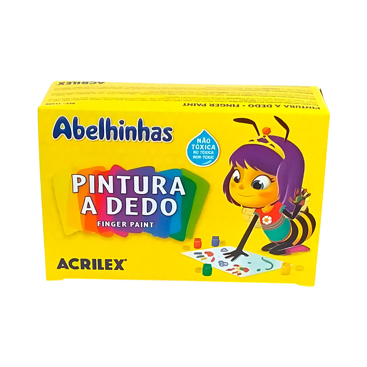 Pintura de Dedos 6 Colores - Acrilex 1