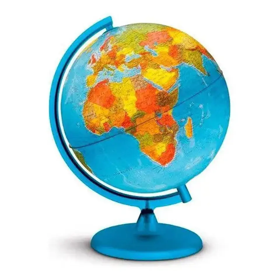 Globo Terráqueo Con Luz Y Base De Plástico 30 Cm Orión 1402 - Adetec 2