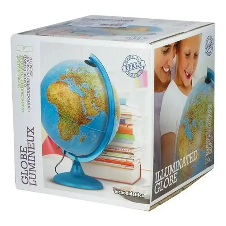 Globo Terráqueo Con Luz Y Base De Plástico 30 Cm Orión 1402 - Adetec 4