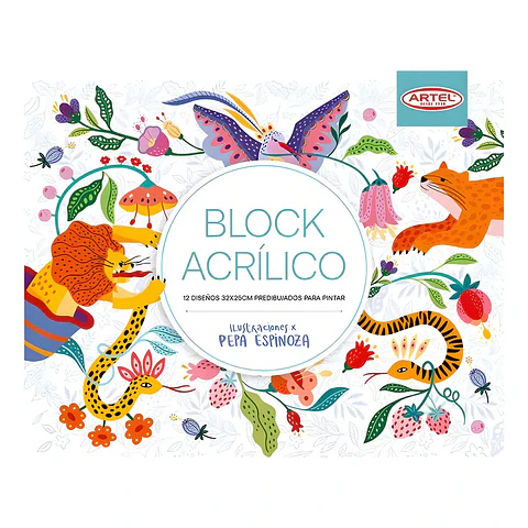 Block Acrílico 32x25cm Artel
