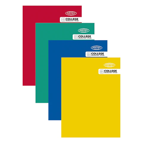 Cuaderno College Matemáticas 100 Hojas 5Mm - Artel 