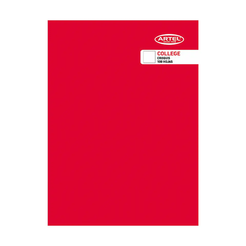 Cuaderno College 100 Hojas Croquis  - Artel 2