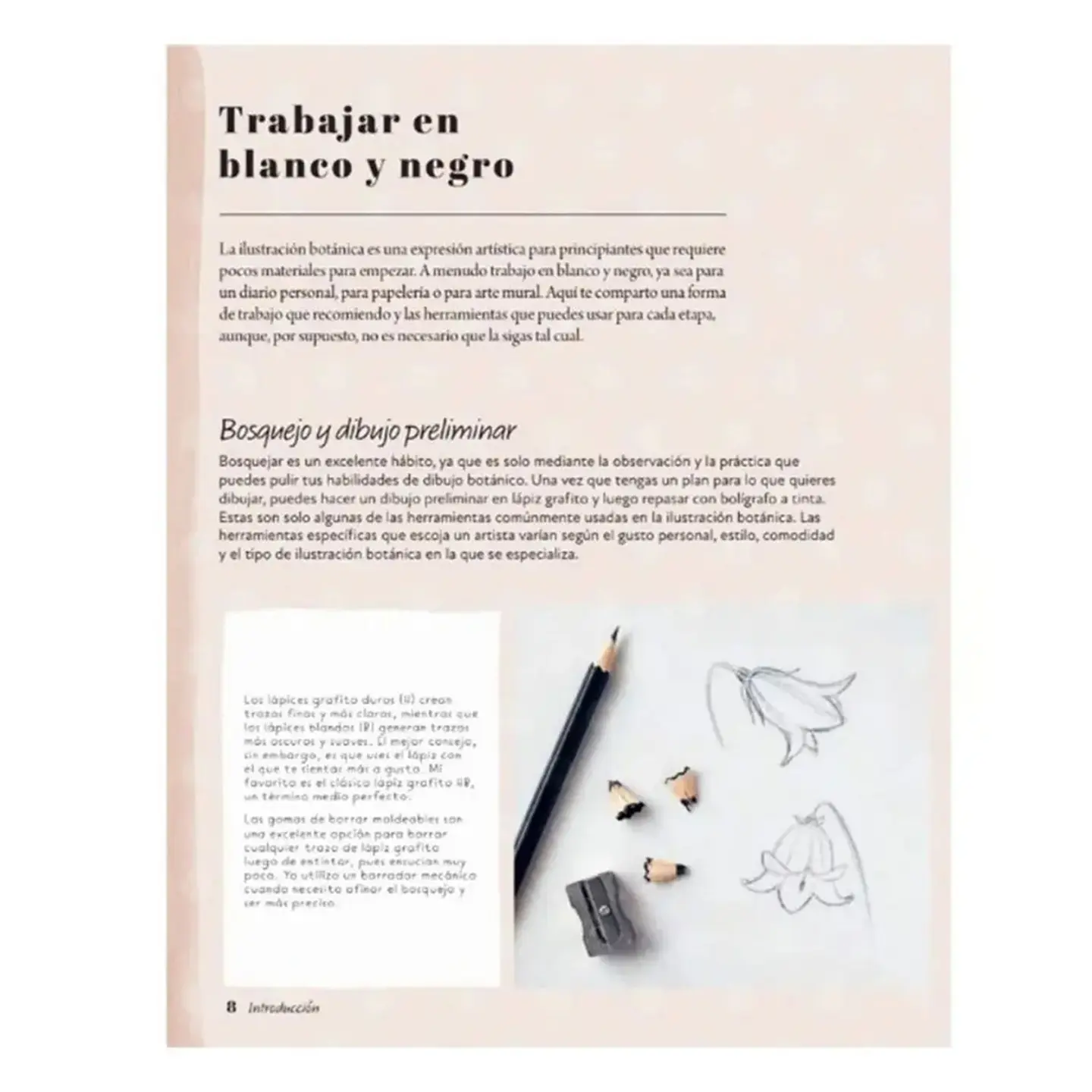 Libro El Arte de Dibujar Flores - Contrapunto 4