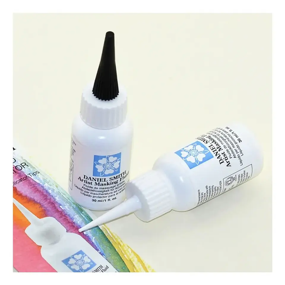 Líquido Enmascarador Daniel Smith 30 Ml Con Aplicador Blanco 4