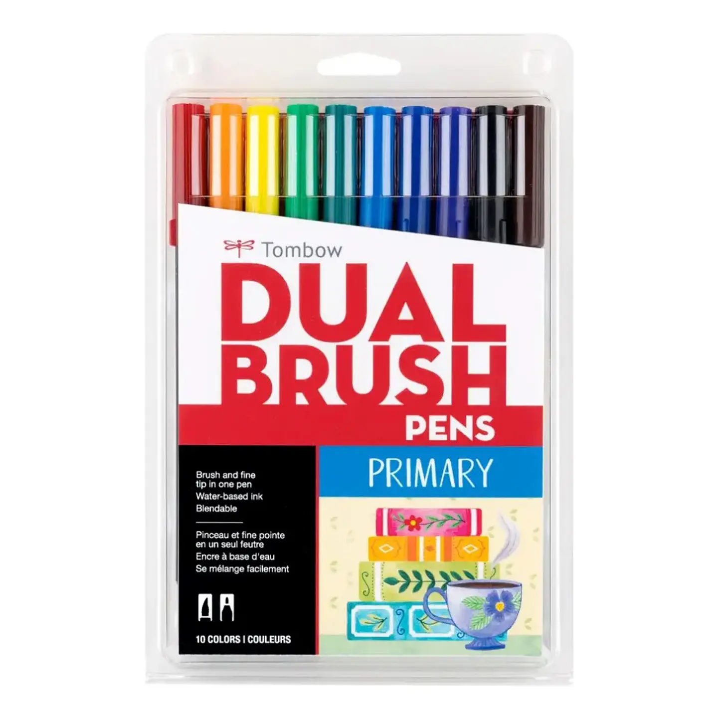 Tombow Set 10 Marcadores Dual Brush Pen  Primary 1