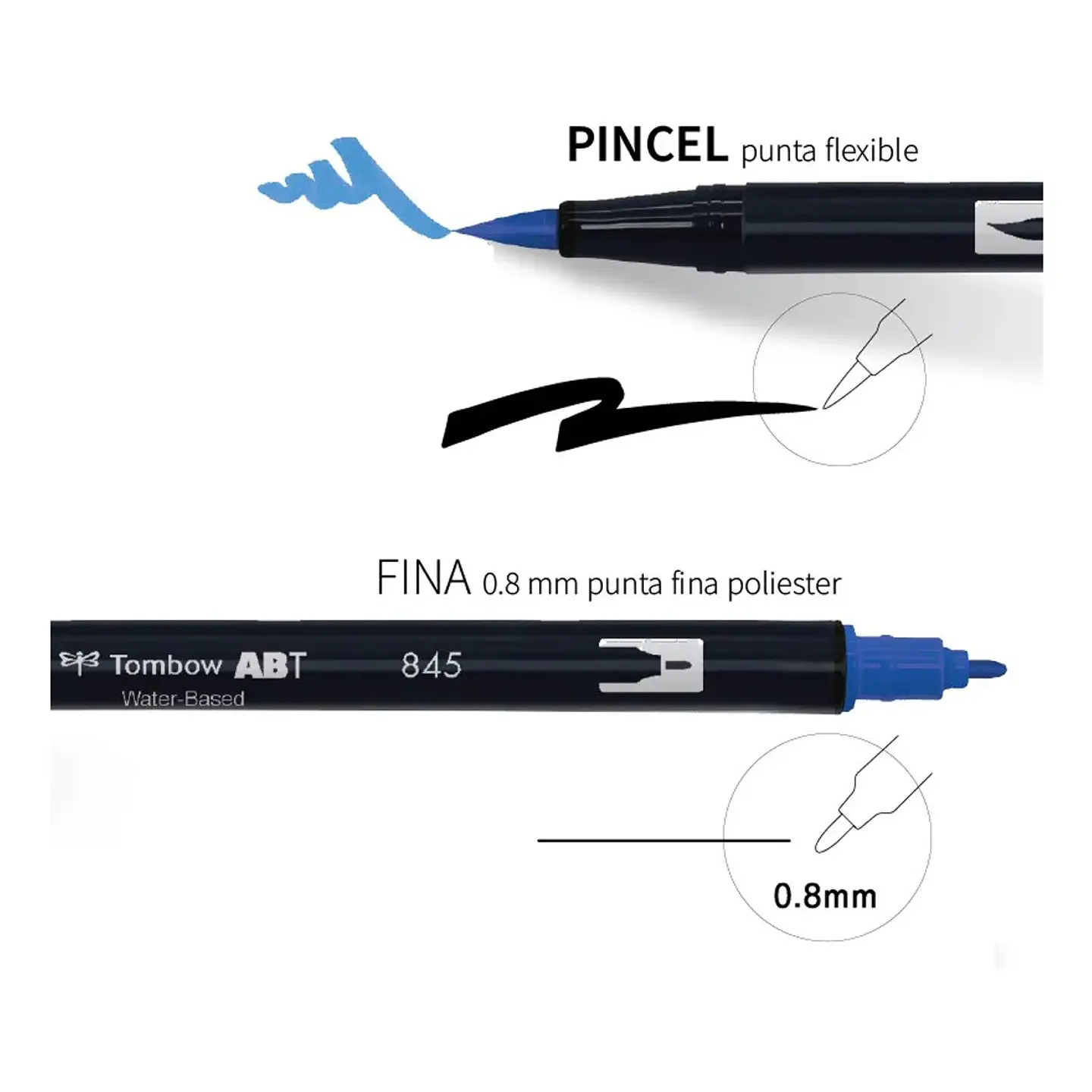 Tombow Set 10 Marcadores Dual Brush Pen  Primary 2
