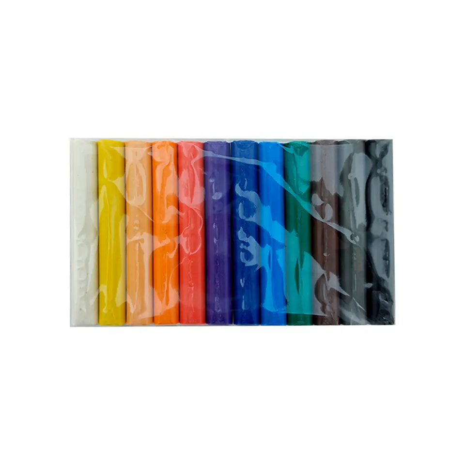 Plasticina Jumbo Faber Castell 12 Colores 2