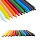 Lápices de Cera Triangulares 12 Colores 95grs - Acrilex - Miniatura 2