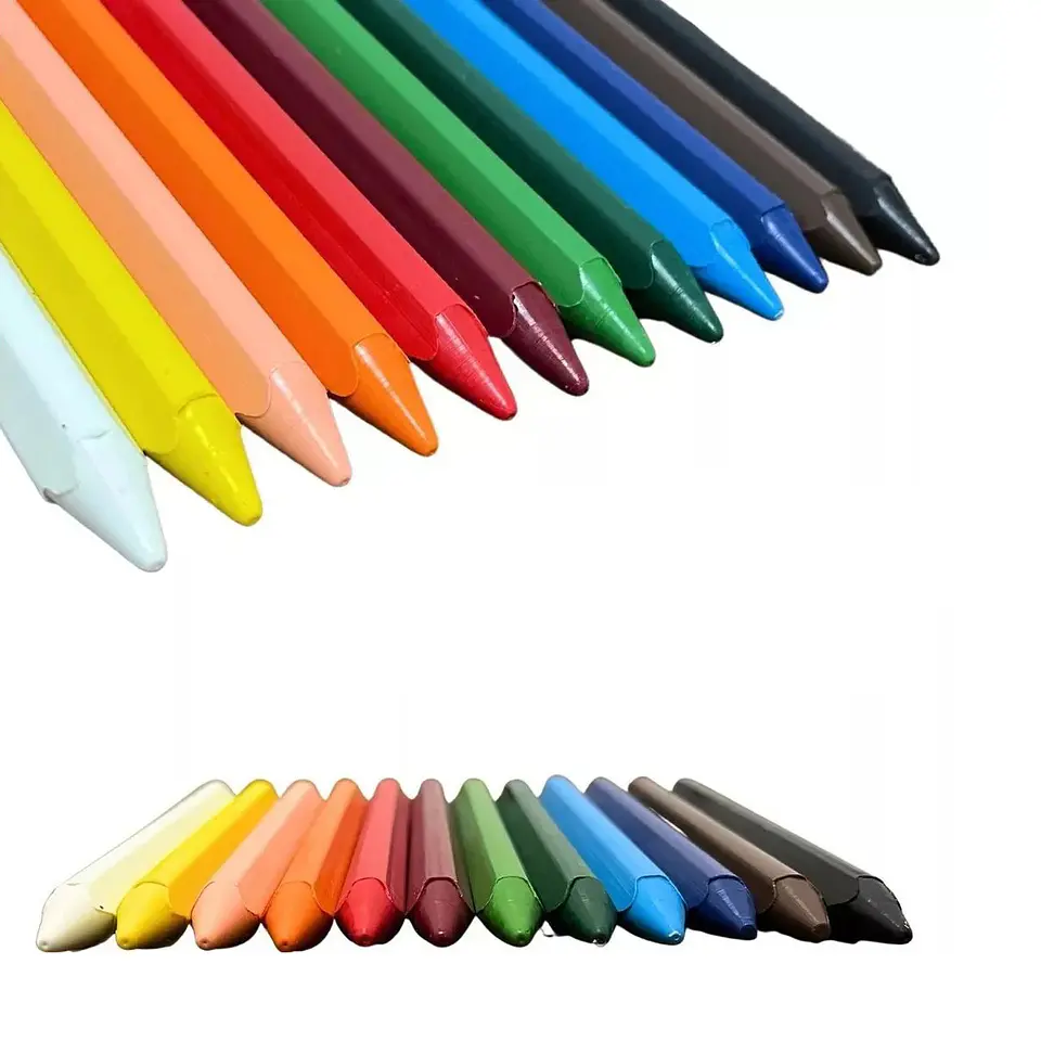 Lápices de Cera Triangulares 12 Colores 95grs - Acrilex 2