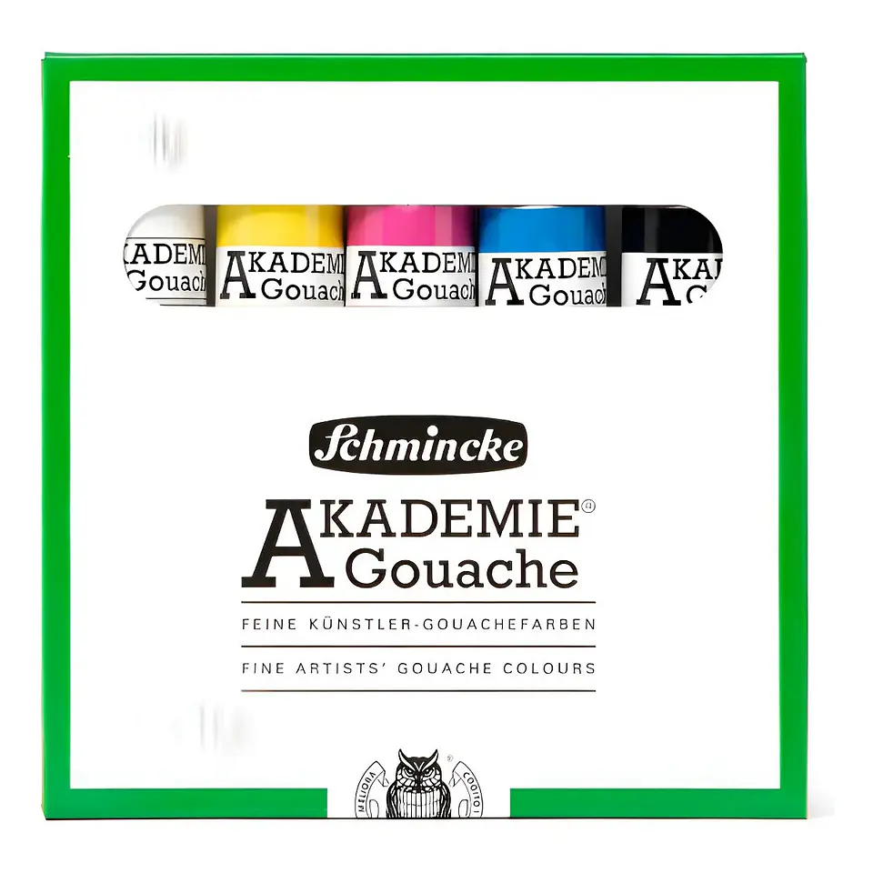 Set Gouache Akademie 5 Tubos De 20ml 1