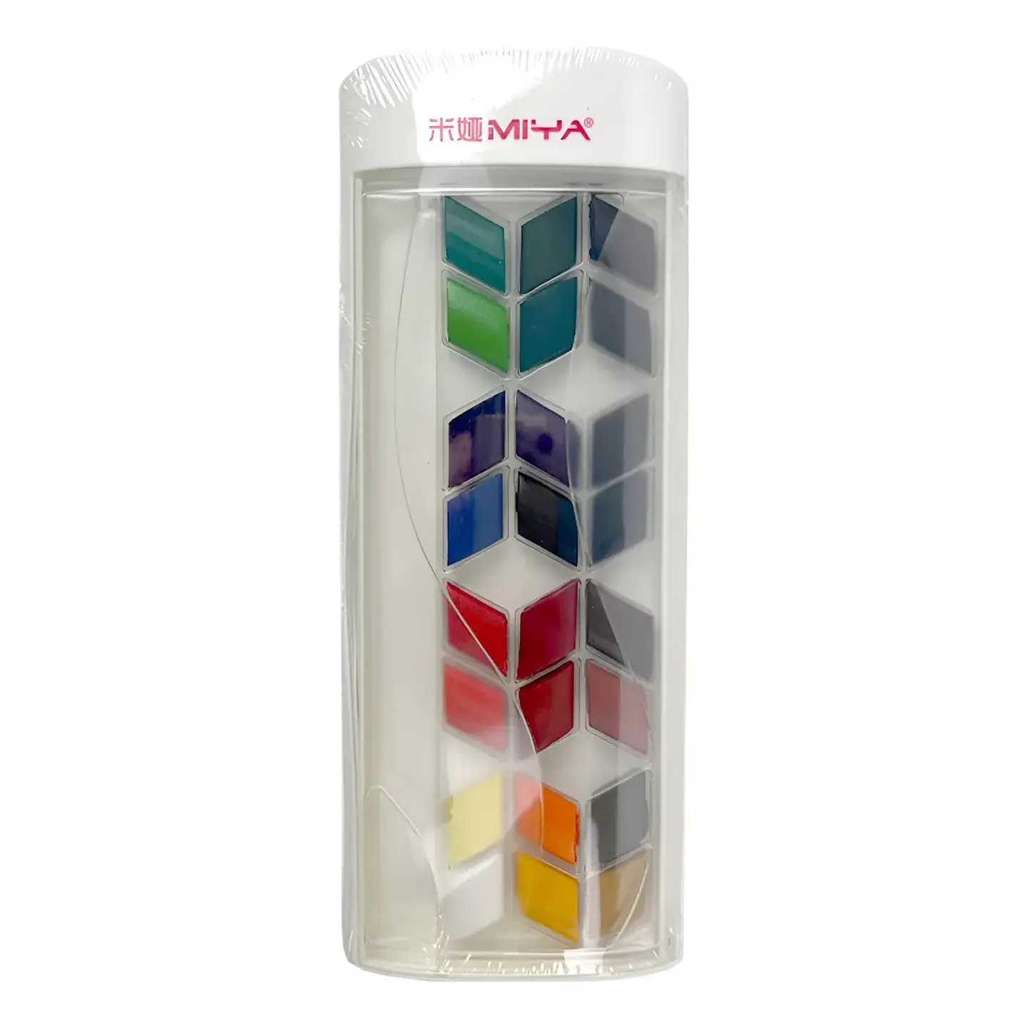 Set De Acuarelas HIMI Miya Rombo 24 Colores Con Pincel Y Lápiz Grafito 1