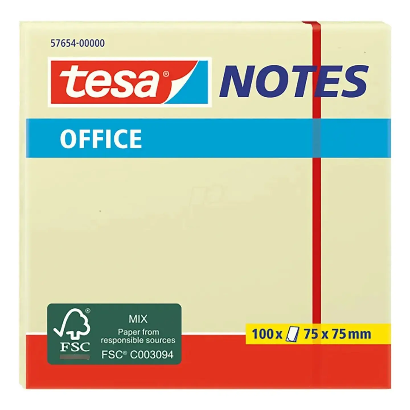 Nota Adhesiva Tesa 75mmx75mm Amarillo 1