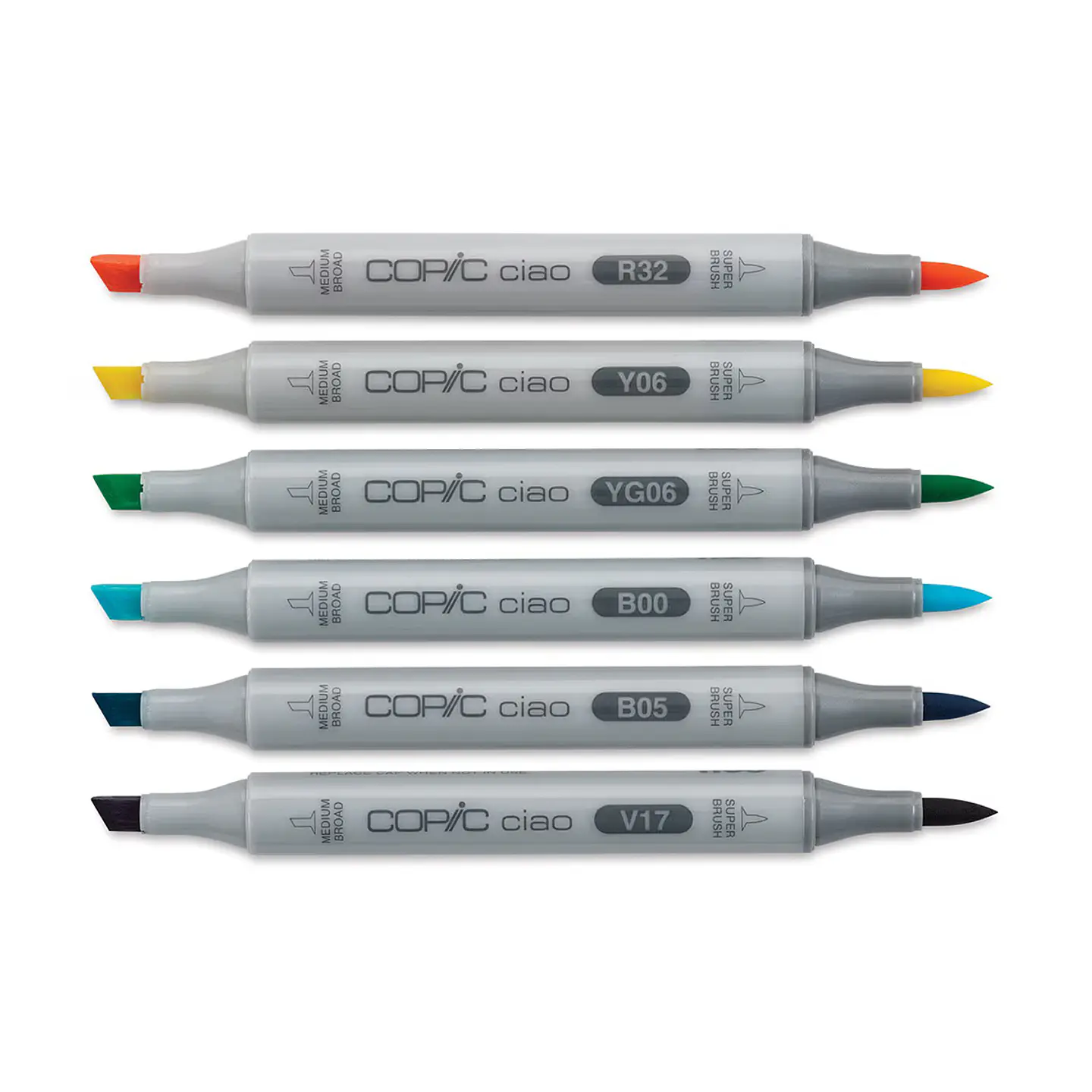 Set 6 Marcadores Copic Ciao - Brights 3