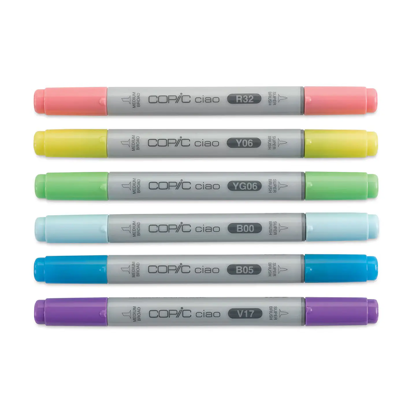 Set 6 Marcadores Copic Ciao - Brights 4