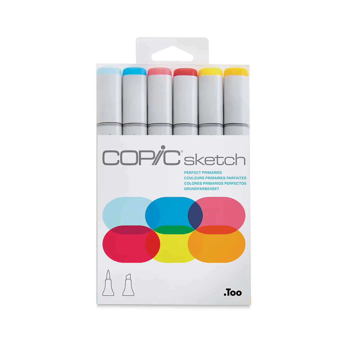 Set 6 Marcadores Copic Sketch - Perfect Primaries 1