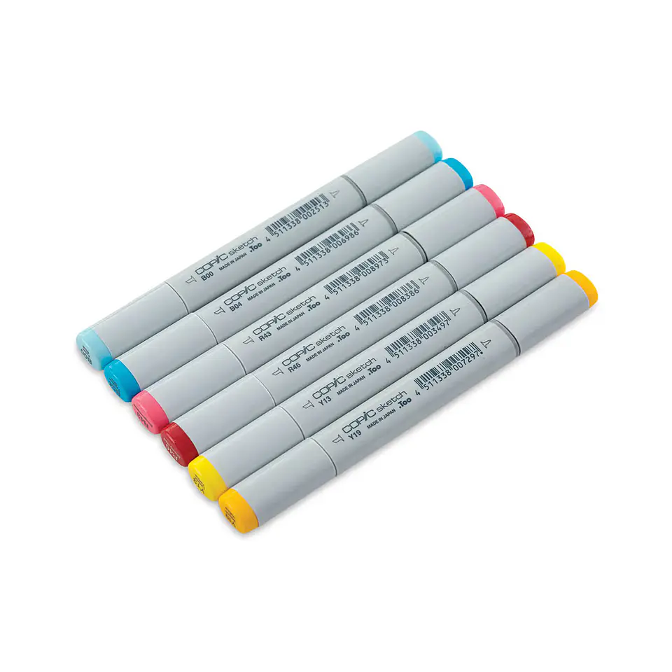 Set 6 Marcadores Copic Sketch - Perfect Primaries 4