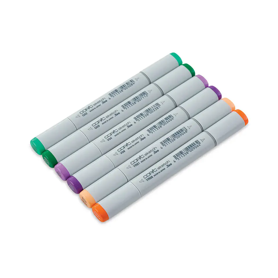 Set 6 Marcadores Copic Sketch - Secondary Tones 4