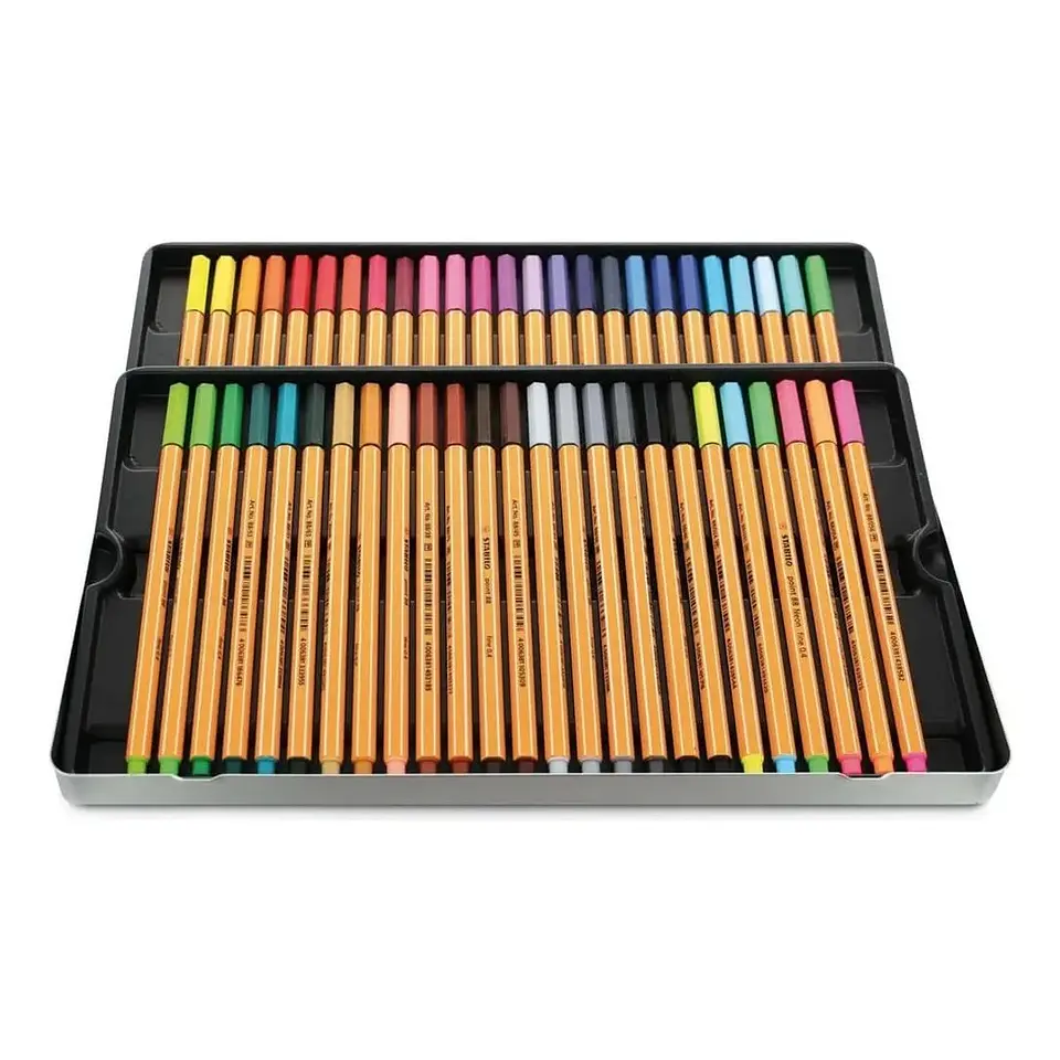 Caja Metálica Stabilo 50 Point 88 Fineliner 2