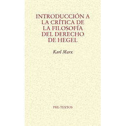 Introduccion A La Critica De La Filosofia Del Derecho De Hegel