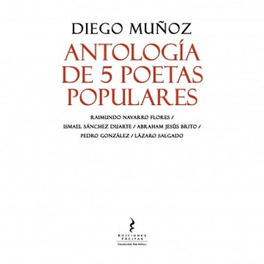 Antologia De 5 Poetas Populares.