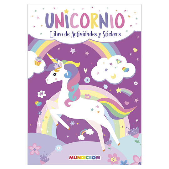 Unicornio Libro De Actividades Y Stickers