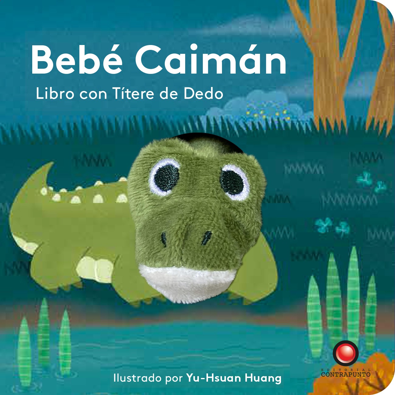Bebé Caimán - Libro Con Títere De Dedo