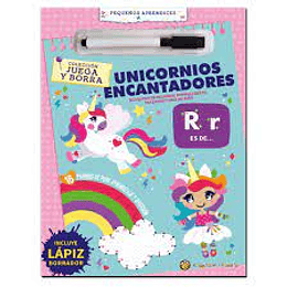 Unicornios Encantadores Juega Y Borra