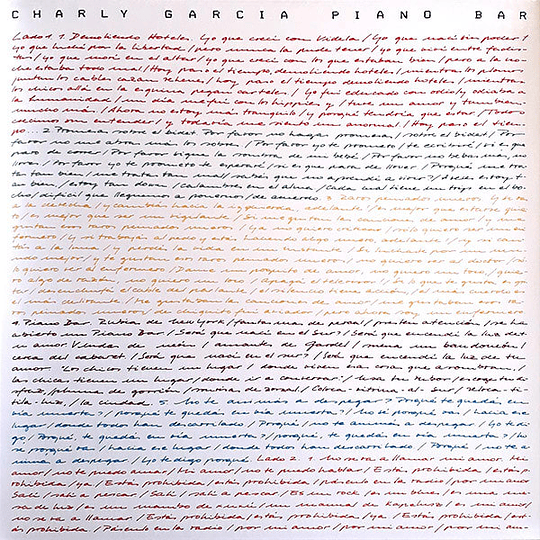 Charly Garcia - Piano Bar (1lp)