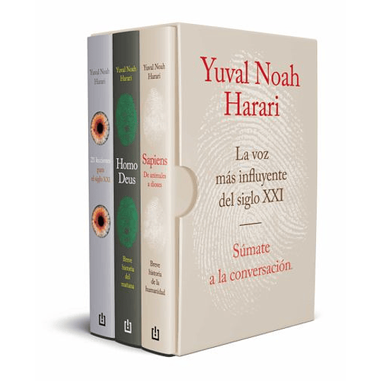 Estuche Harari (Sapiens-homo Deus-21 Lecciones)