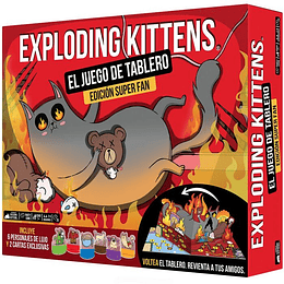 Exploding Kittens - El Juego De Tablero (Edicion Super Fan)