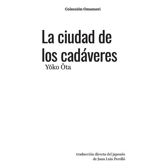 La Ciudad De Los Cadavares