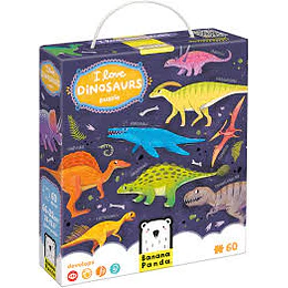 Puzzle Love Dinosaurs