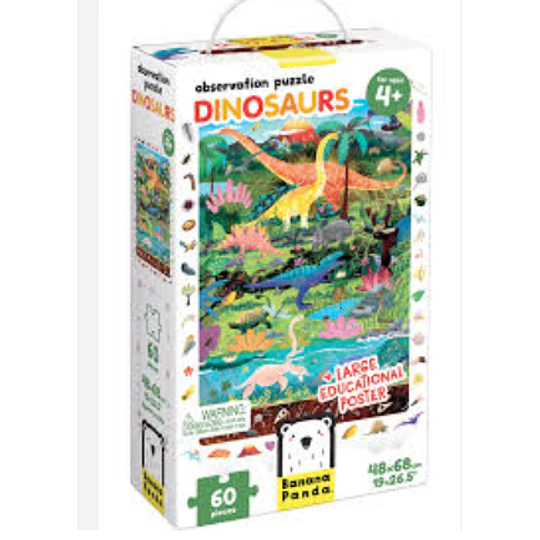 Puzzle Observation Dinosaurs