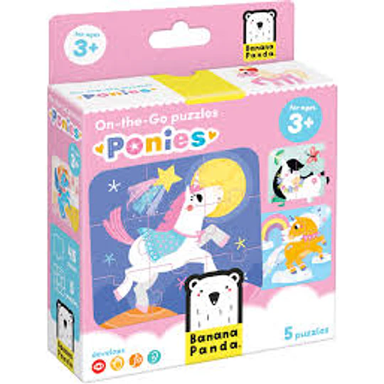 Puzzle On The Go Ponies