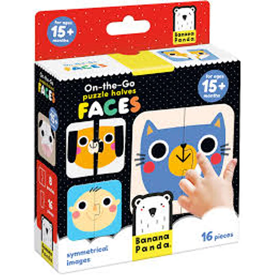 Puzzle On The Go Halves Faces