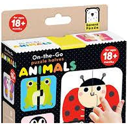 Puzzle On The Go Halves Animals
