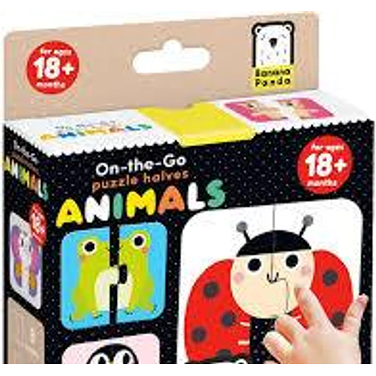 Puzzle On The Go Halves Animals