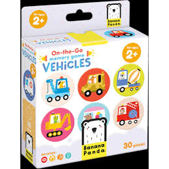 Juego De Memoria On The Go Vehicles