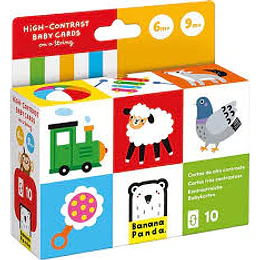 Tarjetas Para Bebe High Contrast Baby Cards On In String