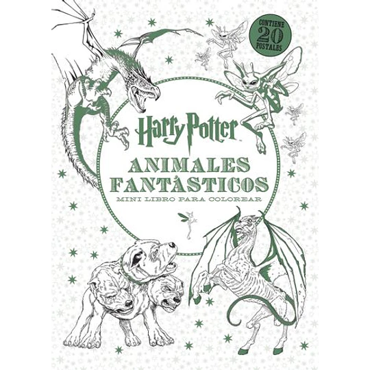 Harry Potter Animales Fantasticos - Mini Libro Para Colorear
