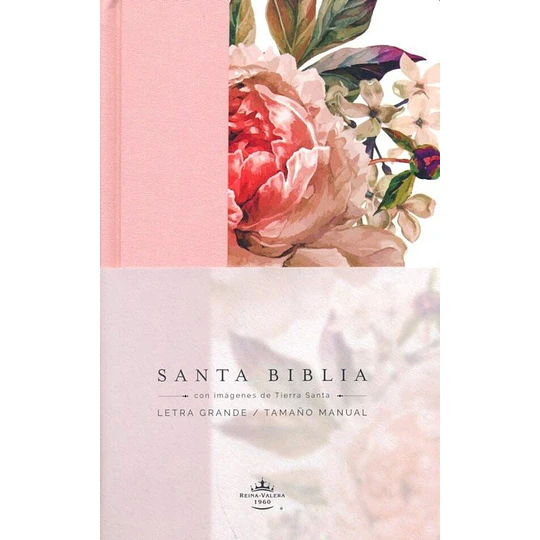 Biblia Rvr1960 Tamaño Manual Letra Grande Flores (Td)