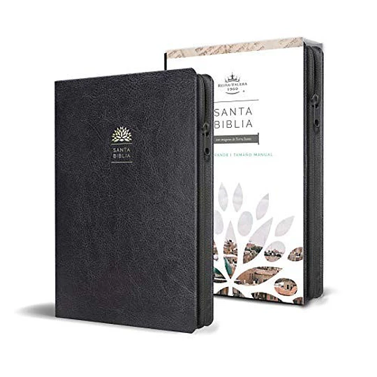 Biblia Rvr1960 Tamaño Manual Letra Grande Con Cierre
