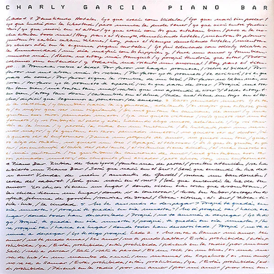 Charly Garcia - Piano Bar (1lp)
