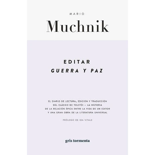 Editar Guerra Y Paz