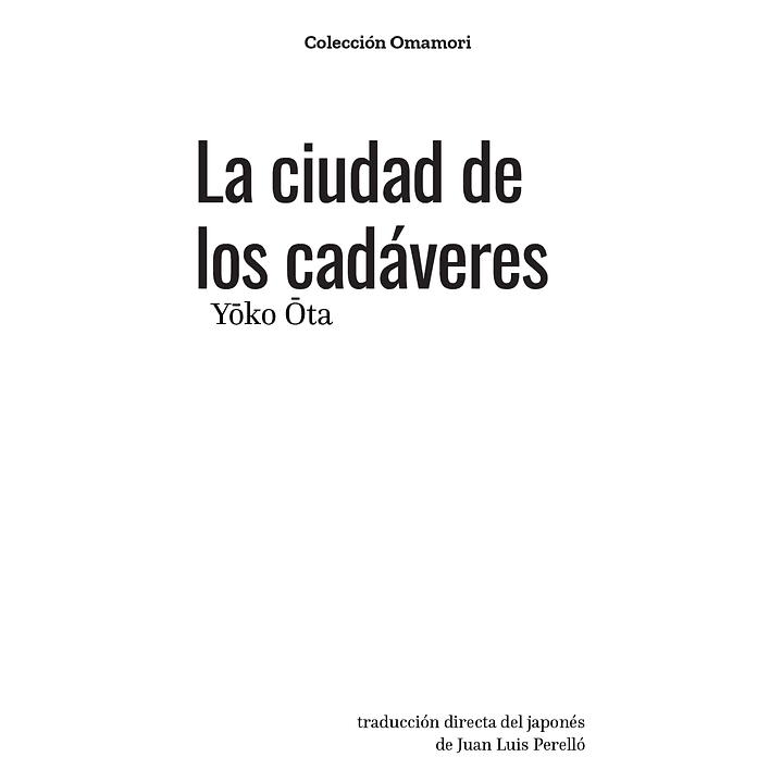 La Ciudad De Los Cadáveres 1