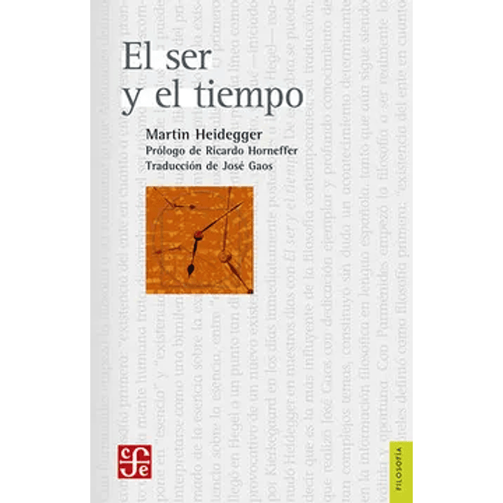 El Ser Y El Tiempo 1