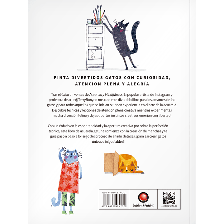 Acuarela Y Gatos 1