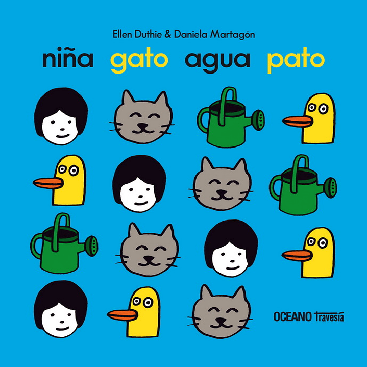Niña Gato Agua Pato 1