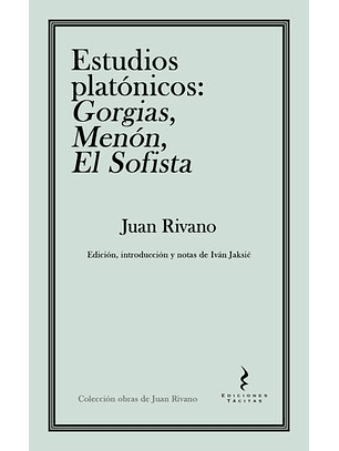 Estudios Platonicos Gorgias Menon El Sofista
