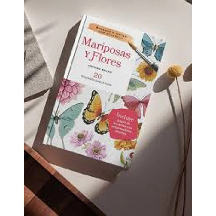 Aprende A Pintar Con Acuarela Mariposas Y Flores 1